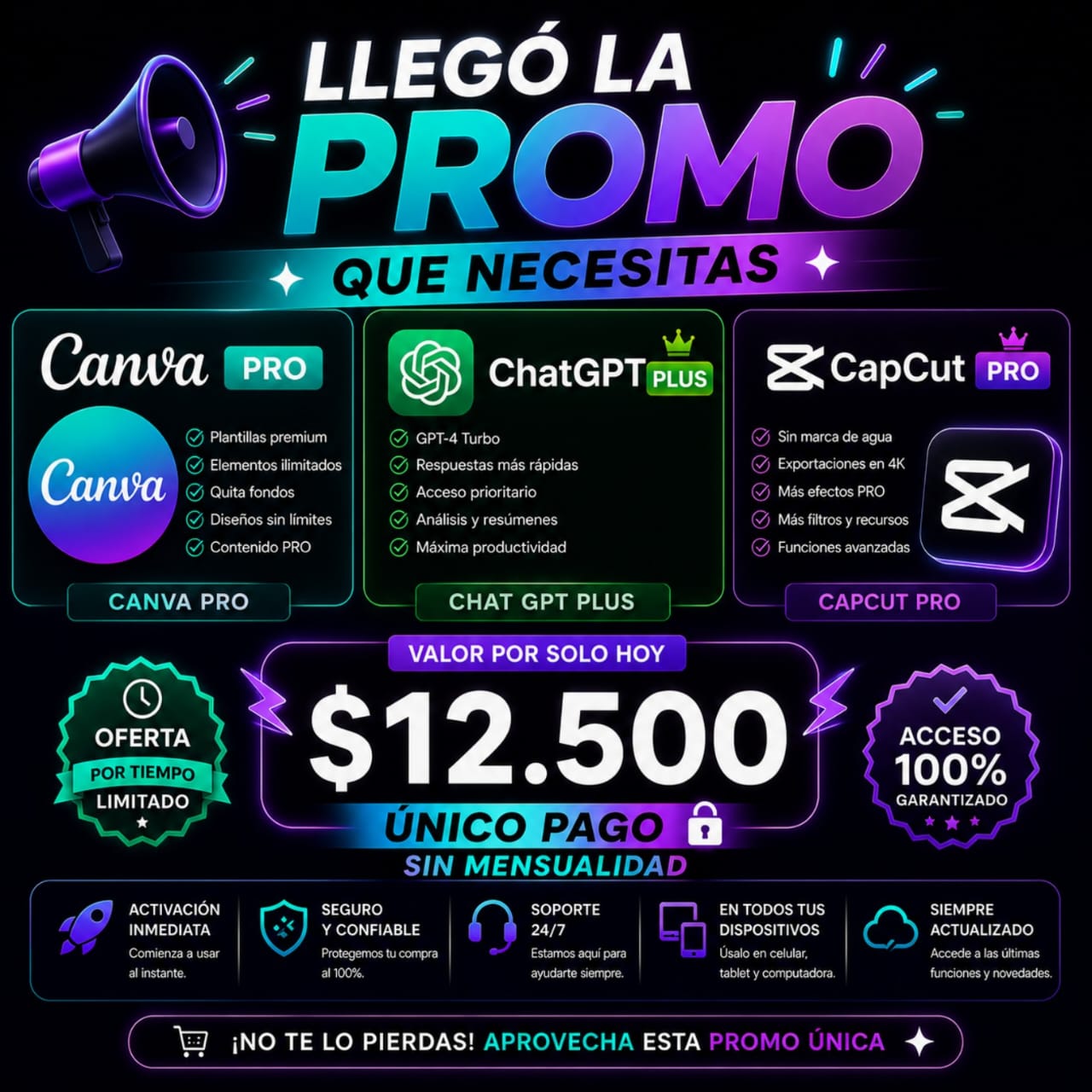 COMBO PREMIUM PARA CREADORES